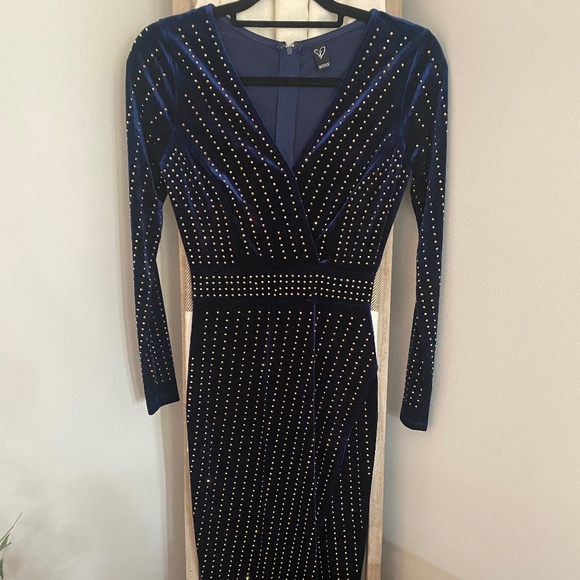 Windsor Dresses & Skirts - Windsor Navy Blue Long-sleeve Dress